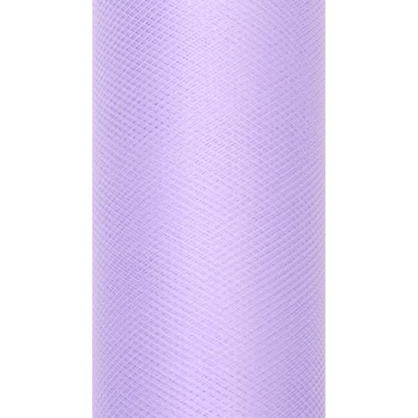 Partydeco Tulle Plain, lilac, 0.15 x 9m (1 pc. / 9 lm)