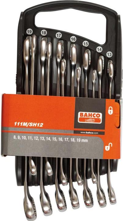 Actual product image Bahco 12 piece combination spanner (19 mm)