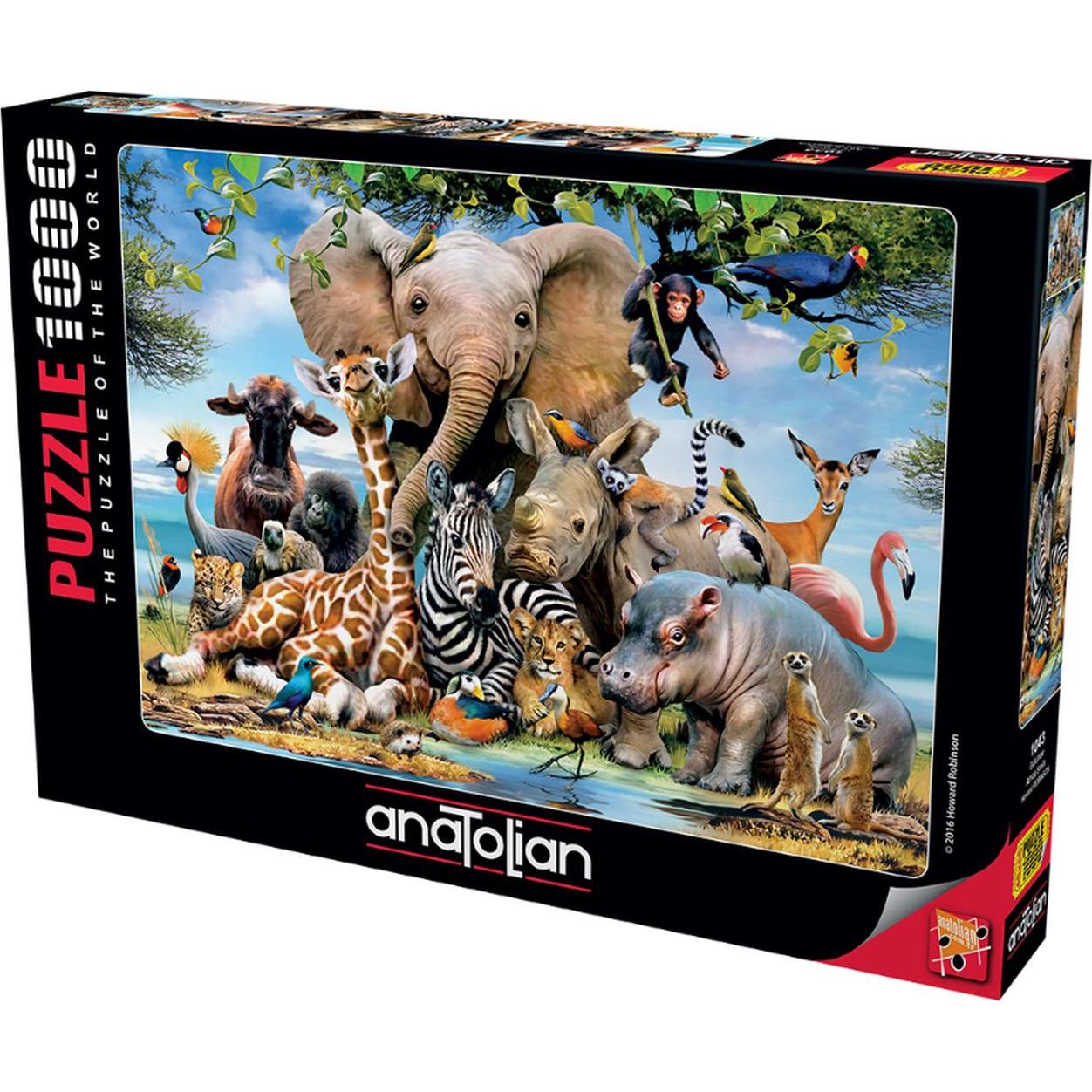 Anatolian 1043 puzzle 1000 pcs. African Smile by Howard Robinson (1000 Teile)
