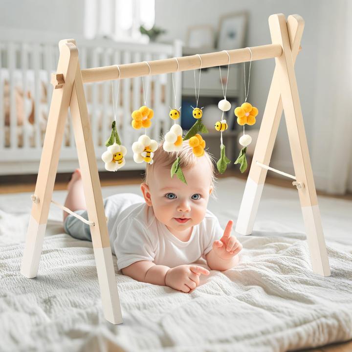 Produktbild Activity Board Baby Hölzerner Spielbogen, Baby Gym hölzernes Baby, Spielbogen Neugeborenes