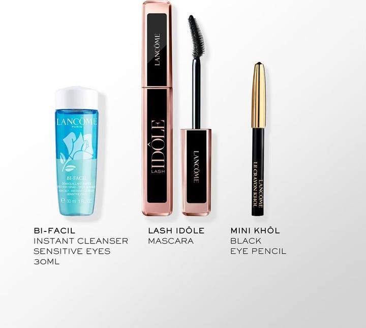 Image du produit Lancôme Coffret Mascara Lash Idôle Mascara + Crayon Khol 0.7g + Bi Facial 30ml