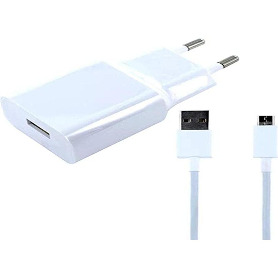 Löwe MDY-08-EI USB Charger + USB to Micro USB -White BULK (10 W), USB Ladegerät, Weiss