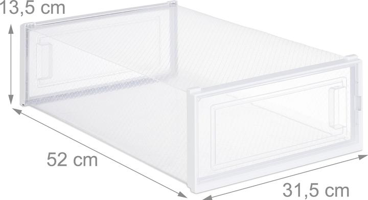 Productafbeelding Relaxdays schoenendozen (31.50 x 52 x 13.50 cm)