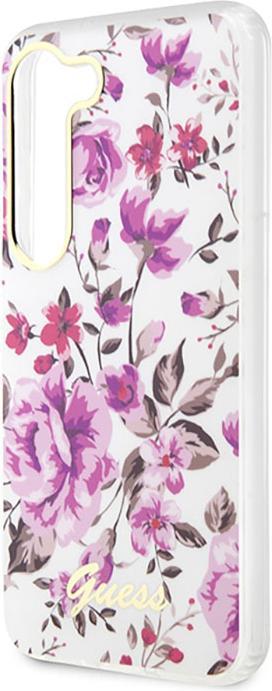 Produktbild Guess GUHCS23MHCFWST S23+ S916 white/white hardcase Flower Collection (Samsung Galaxy S23+)