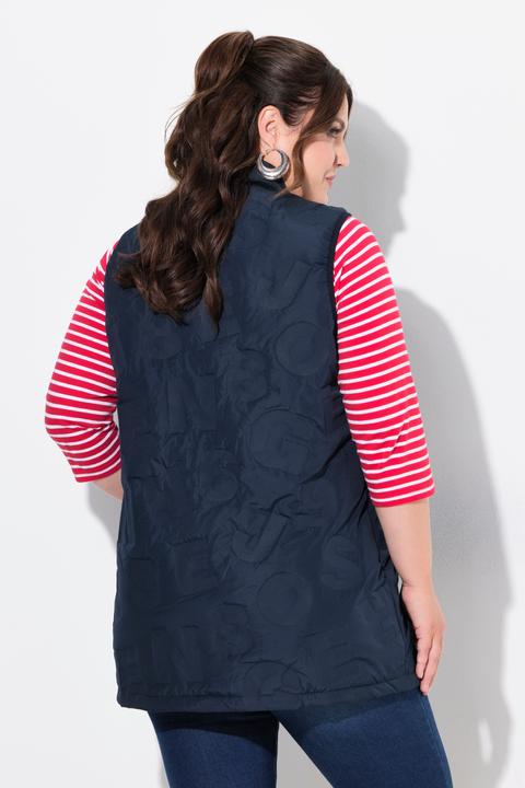 Immagine prodotto Ulla Popken Gilet idrorepellente HYPRAR con collo alto e zip a doppio cursore (42, 44)