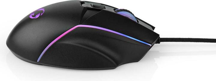 Actual product image Nedis Gaming Mouse | Wired | 800 / 1200 / 2400 / 3200 / 4800 / 7200 dpi | Adjustable DPI | Anz (Cable)