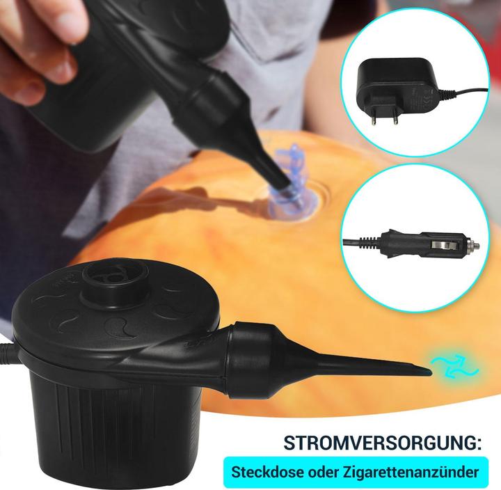 Produktbild Casativo Elektrische Luftpumpe mit 3 Luftdüsen, 12 V / 230 V, 50 W