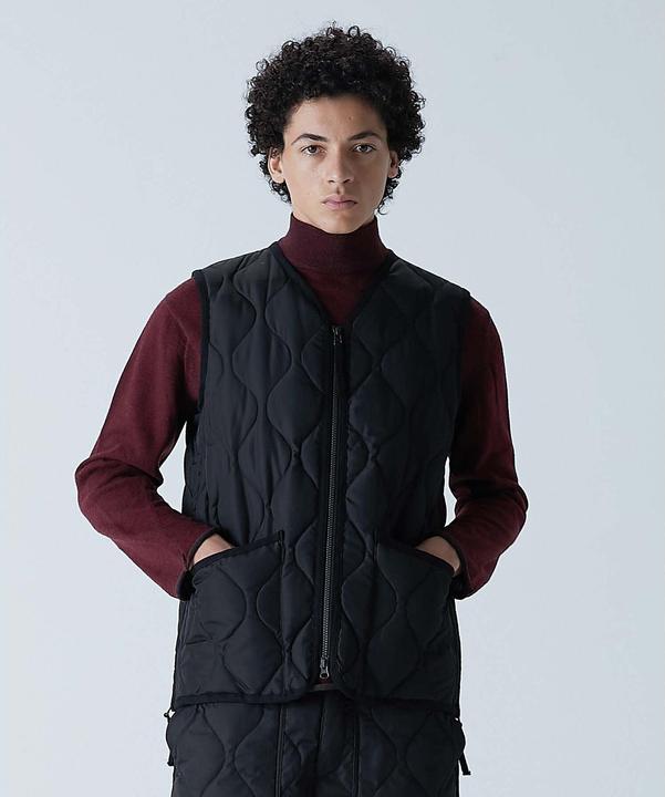 Produktbild Taion Ärmellose militärische Daunenjacke mit Reissverschluss und V-Ausschnitt (L)