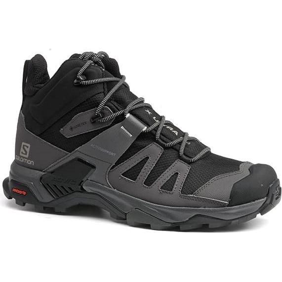 Salomon, Herren, Wanderschuhe, X Ultra 4 Mid Gtx (44 2/3), Schwarz