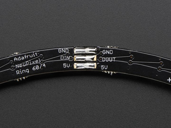 Actual product image Adafruit NeoPixel 1/4 60 Ring (Various)