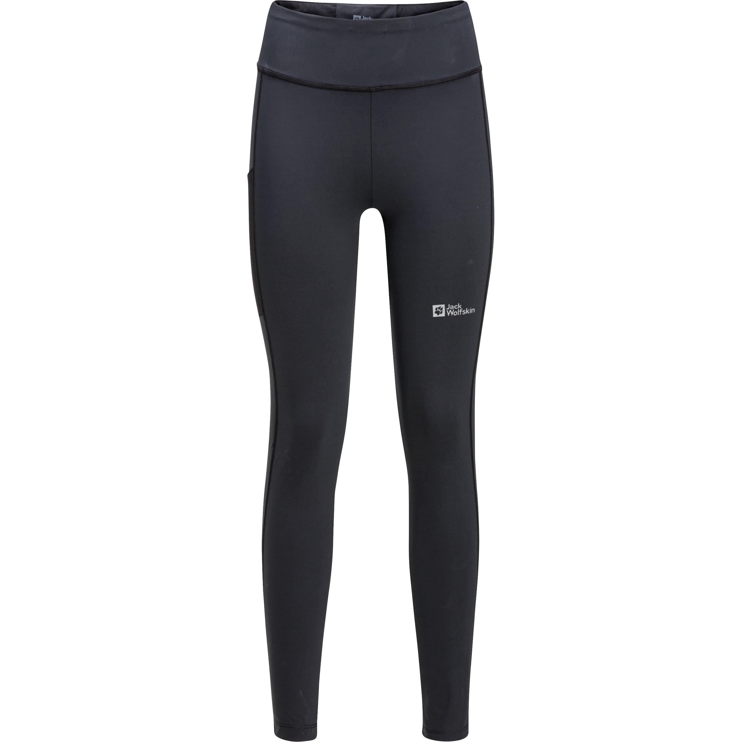 Jack Wolfskin, Damen, Tights, Klintal Tights W (XXL), Schwarz, XXL