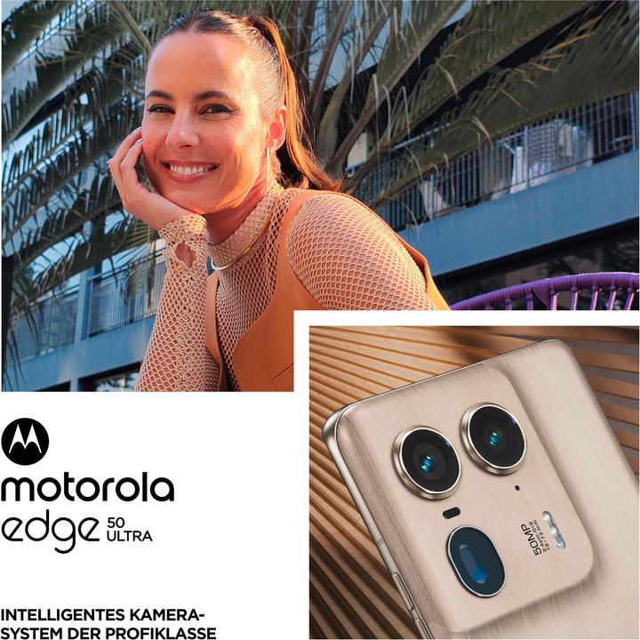 Produktbild Motorola Edge 50 Ultra (1000 GB, Nordic Wood, 6.69", SIM + eSIM, 64 Mpx, 5G)