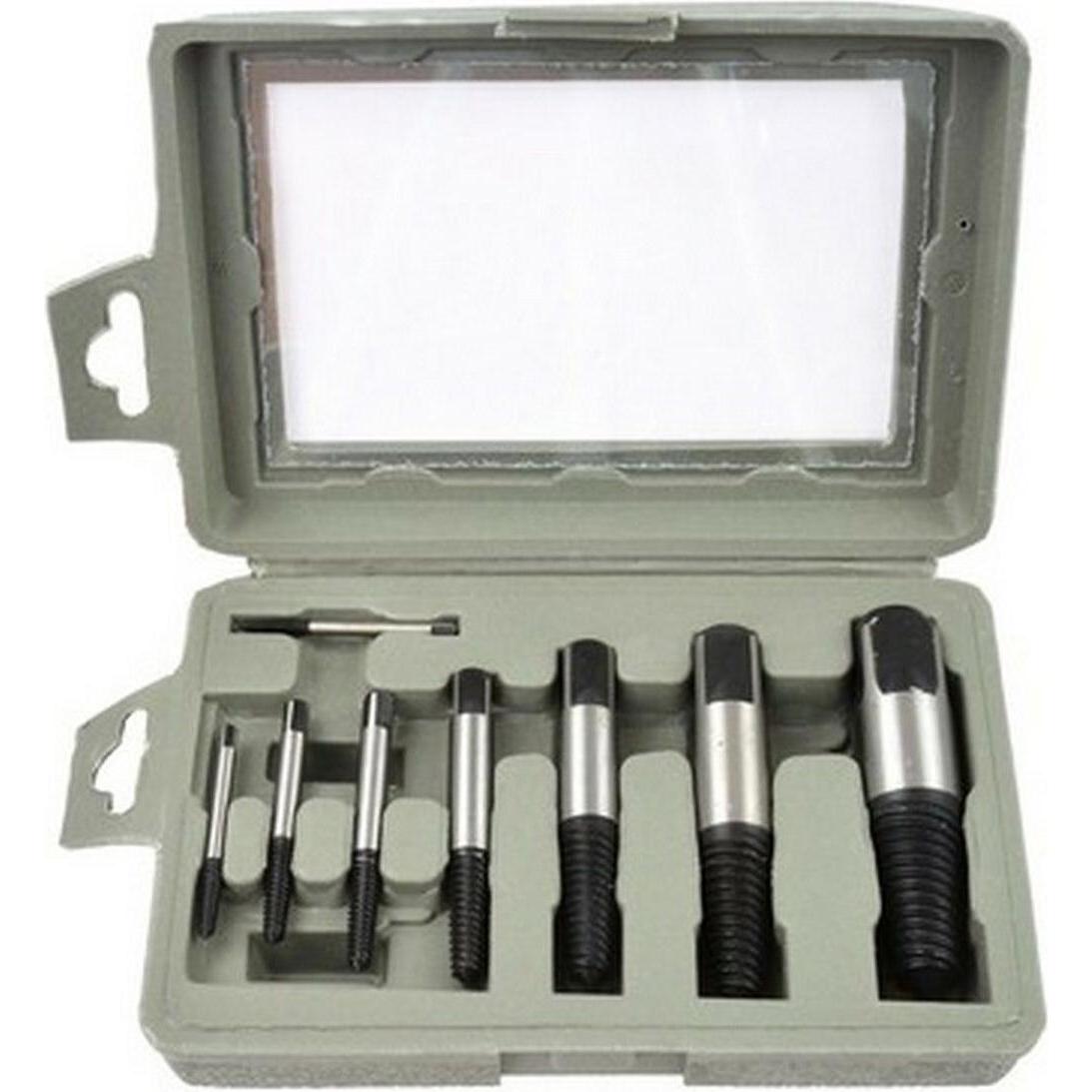 GEKO, Cacciavite, Estrattore di viti Kinky, set di 8, per viti M4-M24