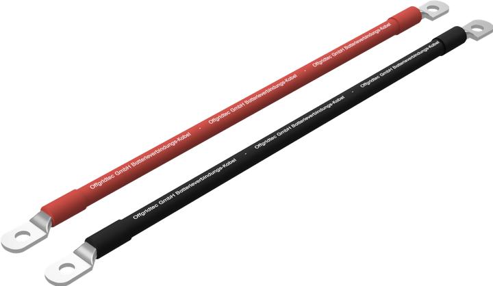 Offgridtec 2m Batteriekabel 16mm² beidseitig M8 Ösen