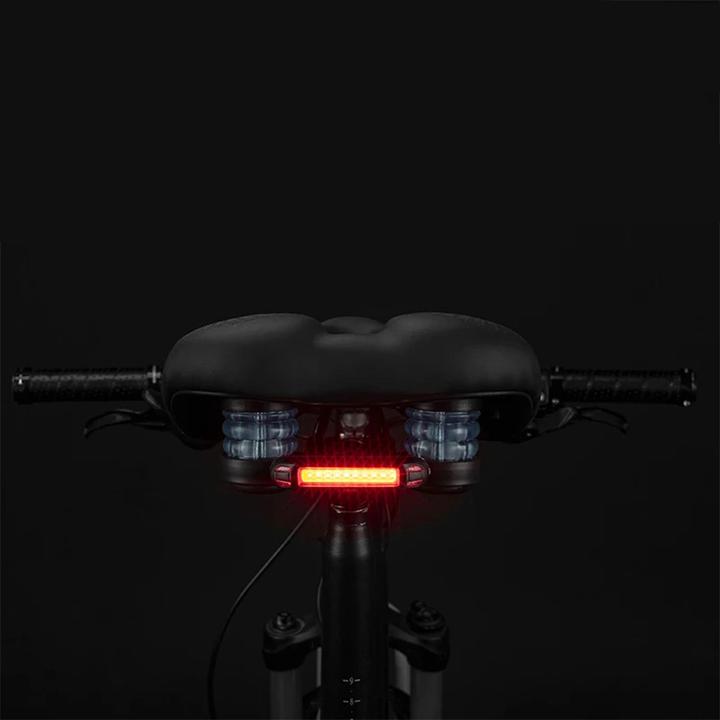 Produktbild Rockbros 38218916002 MTB bicycle saddle + lamp - black