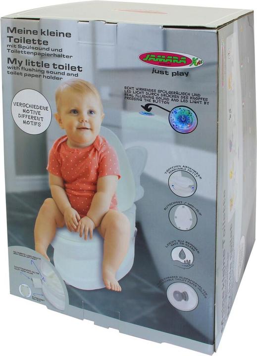 Image du produit Jamara Mes petites toilettes Pingouin avec son de chasse d'eau et porte-papier toilette