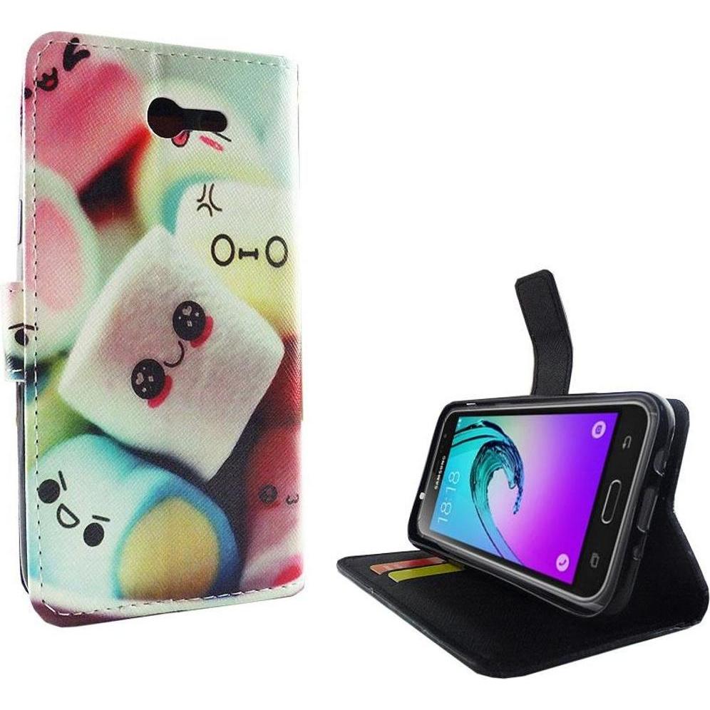 Thumbnail - König Design Schutz Handy Hülle für Samsung Galaxy J3 Emerge Case Cover Tasche Wallet Etui (Samsung Galaxy J3 Emerge), S...