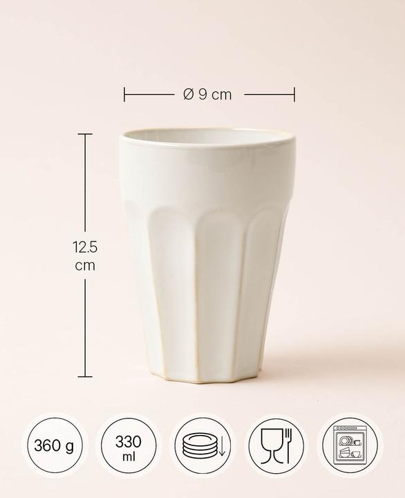 Actual product image Esmée Hand Glazed Earthenware Cup (330 ml, 1x)