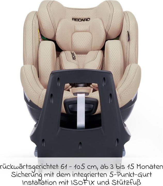 Actual product image RECARO Xenon 1 Kid Reboard Kindersitz (61-125 cm) (Booster seat, ECE R129/i-Size Standard)