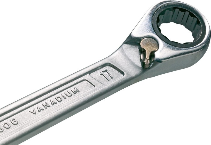 Produktbild HAZET Knarren Ring-Maulschlüssel 606-10 ∙ Aussen Doppel-Sechskant-Tractionsprofil ∙ 10 mm (10 mm)