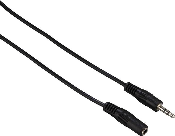 Image du produit Hama Câble audio Classic Line, jack 3,5 mm mâle/femelle, stéréo, 5,0 m (5 m)