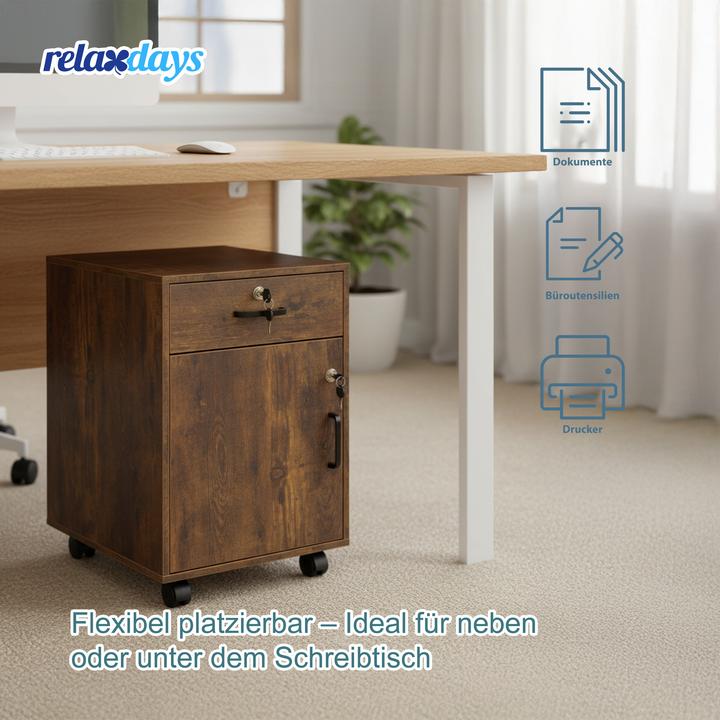 Immagine prodotto Relaxdays cassettiera mobile (40 x 40 x 57 cm)