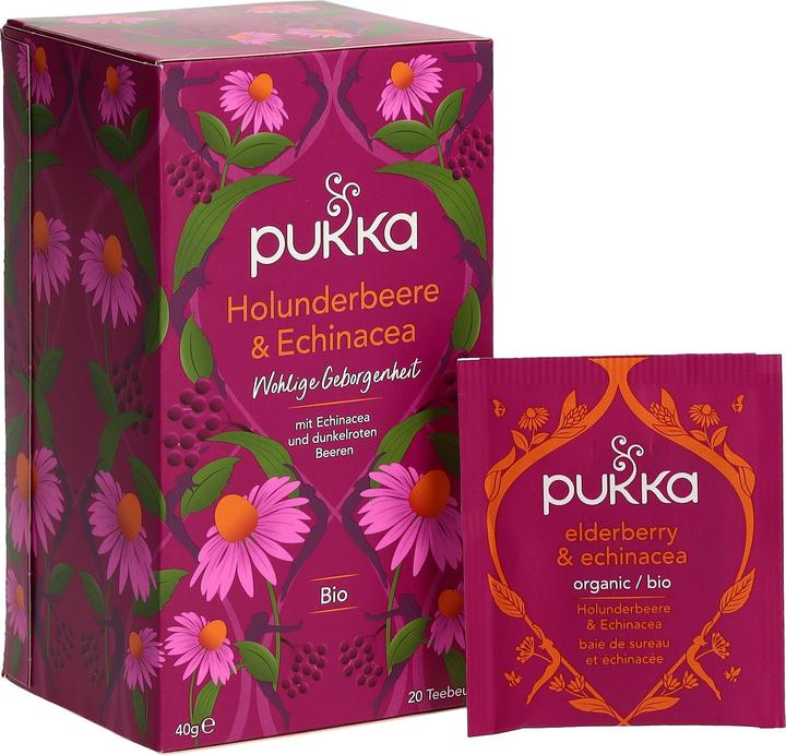 Actual product image Pukka Elderberry & Echinacea (40 g)
