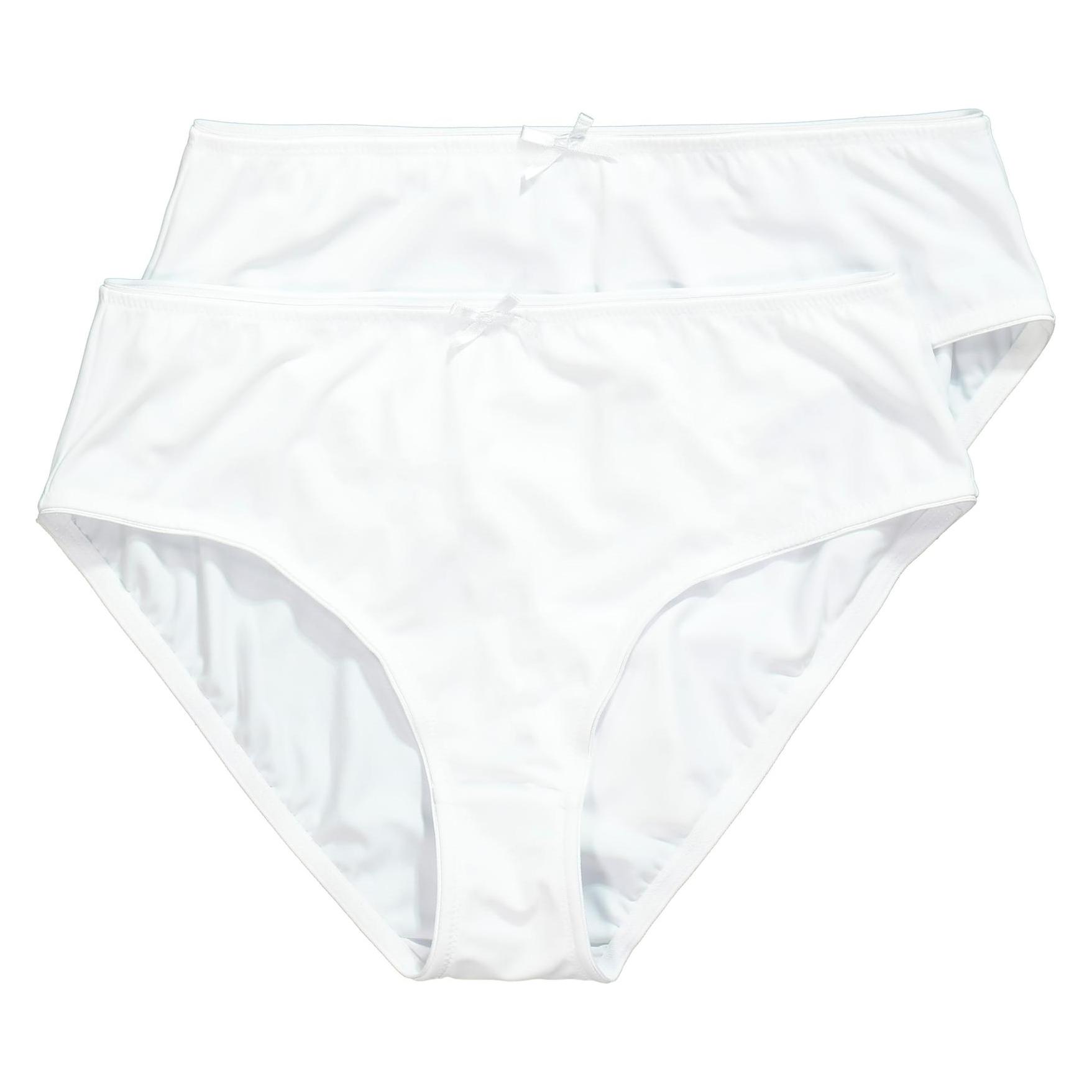 Ulla Popken Panty 2er Pack Mutande, Nero (Multicolor 90), 52-54 (Pacco da 2) Donna : Ulla Popken