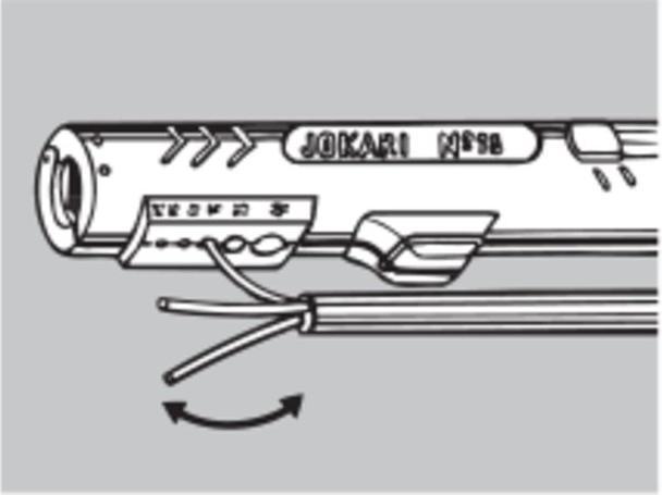 Produktbild Jokari Kabelöffner und -Abisolierer (124 mm)