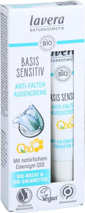 Image du produit Lavera Basissensitiv (Crème pour les yeux, 15 ml, Jour + nuit)