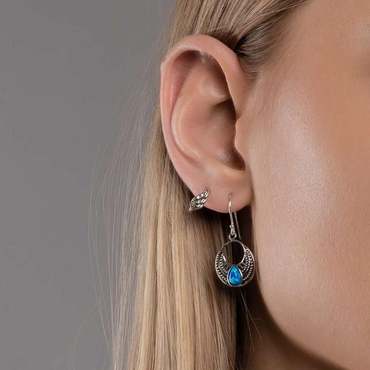 Produktbild Bijouteria Ohrhänger (Synthetischer Opal, Silber 925)