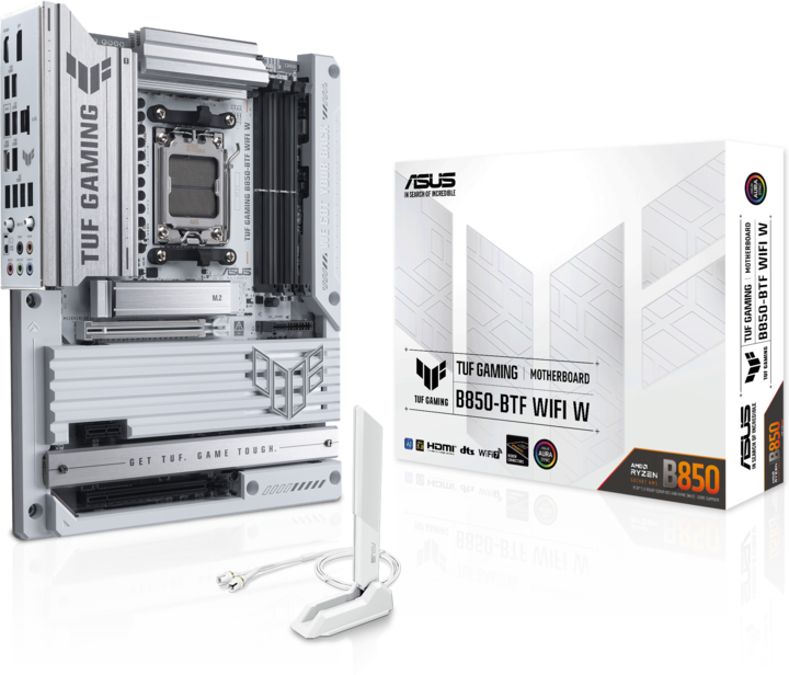 Immagine prodotto ASUS MB TUF GAMING B850-BTF WIFI W (AM5, AMD B850, ATX)