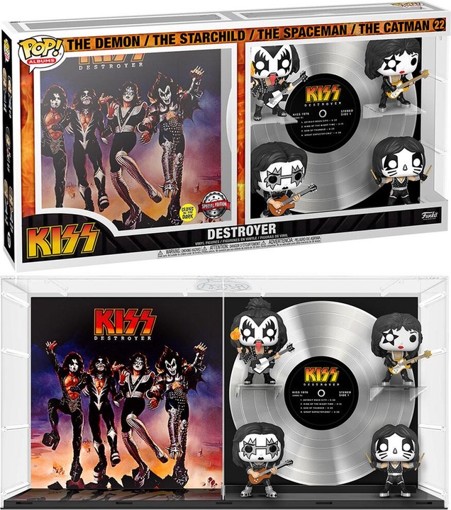 Produktbild Funko Pop. Albums : Kiss Destroyer GITD (23)