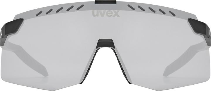 Actual product image Uvex pace stage small (black matt (silver), Mirror Silver)