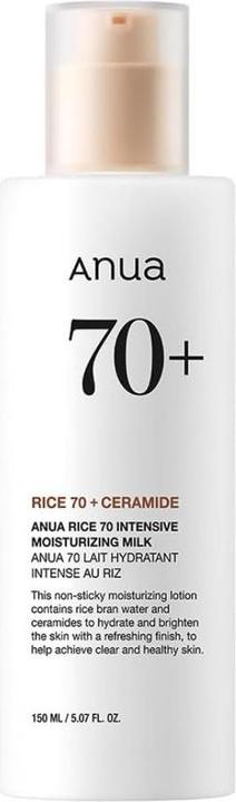 Image du produit Anua Rice 70 Intensive Moisturizing Milk 150ml (150 ml, Tonique visage)