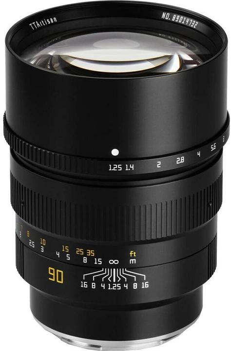 Image du produit TTArtisan 90 mm f/1.25 Nikon Z (Nikon Z, Plein format)