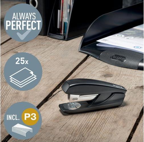 Actual product image Leitz Stapler NeXXt Recycle Black (25 Sheets)