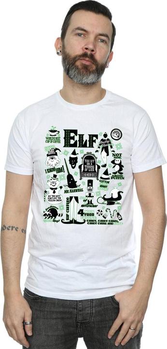 Produktbild Elf Infographic Poster TShirt (S)
