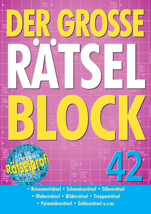 Der grosse Rätselblock 42 (Deutsch, 2017)