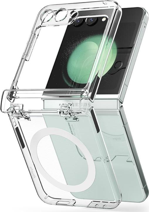 Actual product image Ringke Case for Galaxy Z Flip 5 SLIM HINGE MAGNETIC CLEAR (Samsung Galaxy Z Flip5)