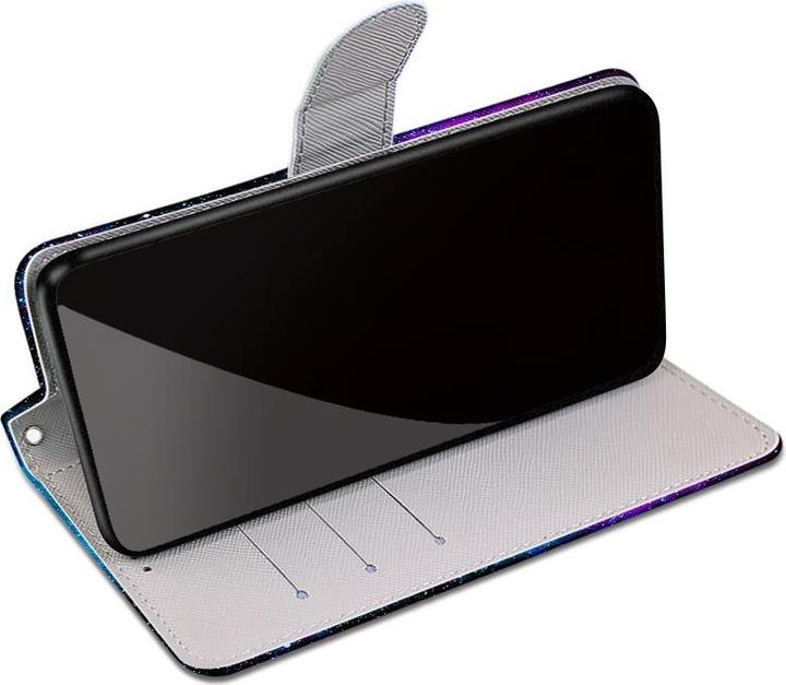 Produktbild Ueli Express iPhone 13 Mini Buch Etui Tasche mit Kartenfach Galaxie (Apple iPhone 13 mini)