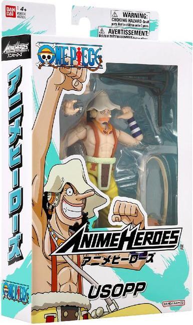 Actual product image Bandai ONE PIECE - Usopp - Figurine Anime Heroes 17cm