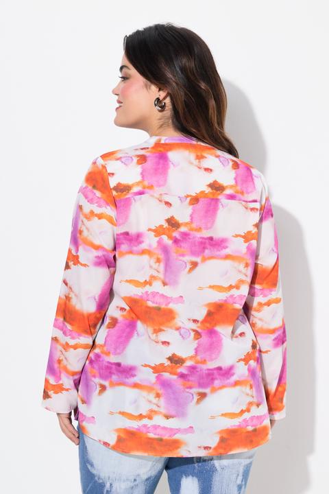 Immagine prodotto Angel of Style Blusa dal taglio dritto con stampa batik e paillettes (56)