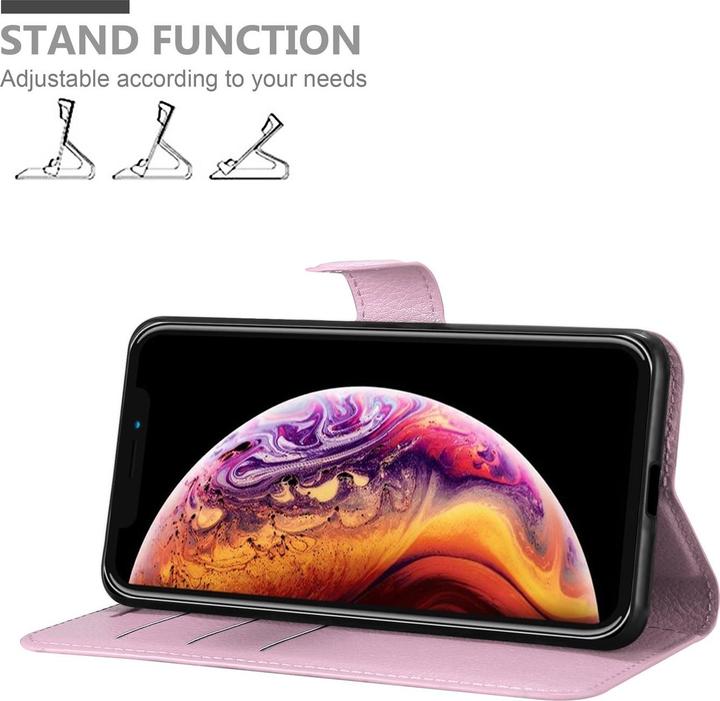 Produktbild Cadorabo Book mit Standfunktion Cover (Apple iPhone X)