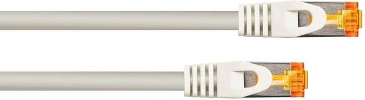 Produktbild Varia Cat 7 RJ45 Patchkabel TPE 0,15m Grau S/FTP – Hochwertiges Netzwerkkabel (S/FTP, CAT7, 0.15 m)