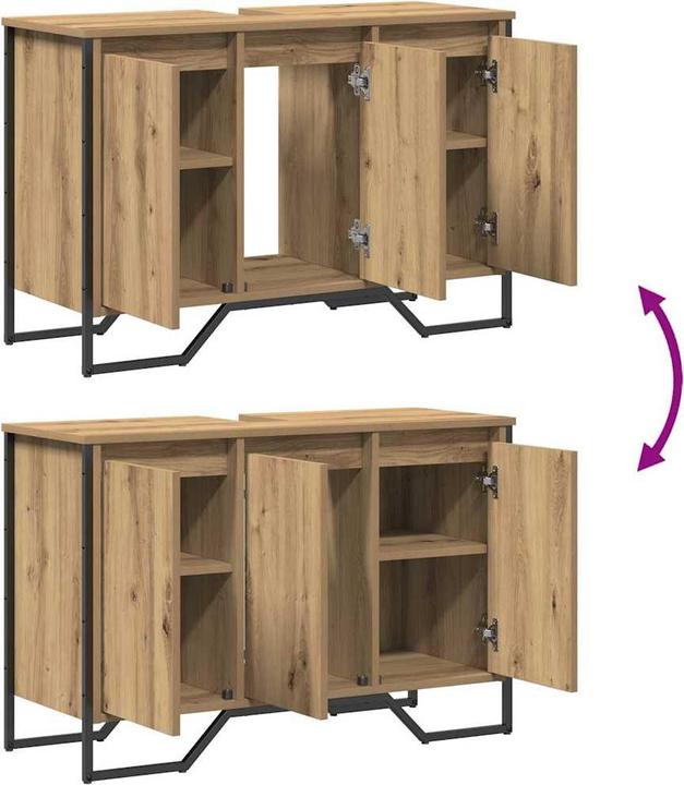 Image du produit vidaXL Badezimmerschrank (91 x 35 x 60 cm)