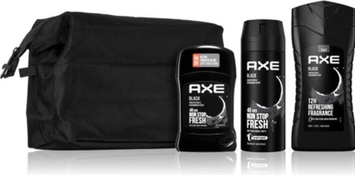 AXE Schwarzer Kosm taška V23 sprchgel 250mldeosprej 150ml tuhé deo 90g