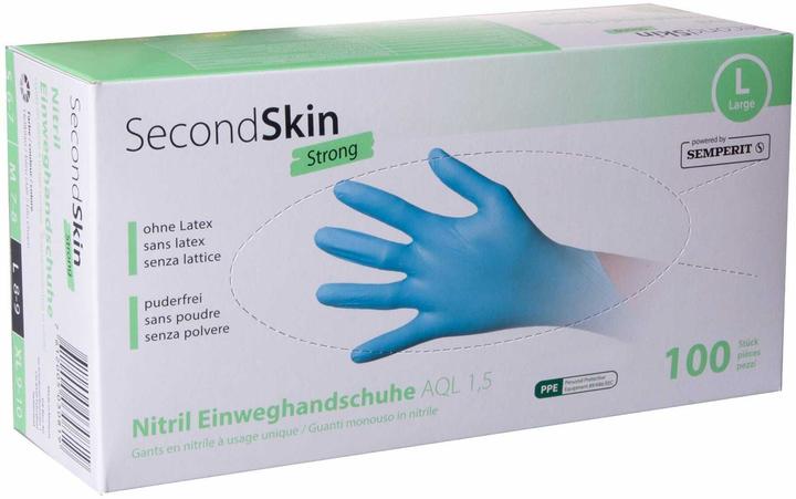 Image du produit SecondSkin Gant jetable Nitrile Strong (L) (L)