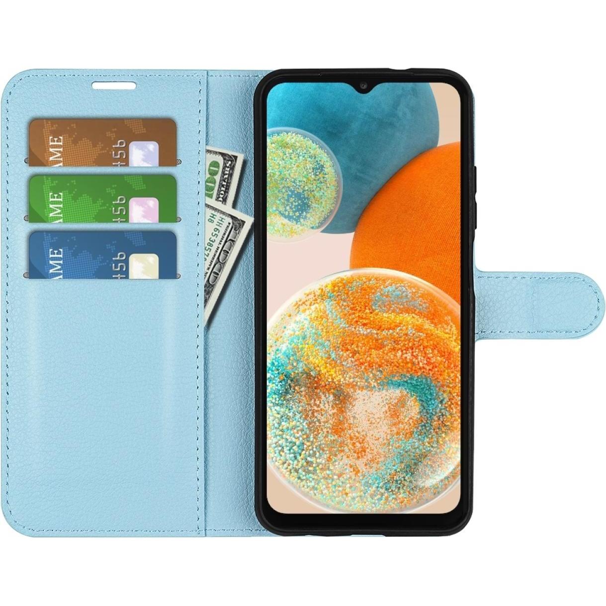 Screenguard Samsung Galaxy A23 5G Leather Guard Lederhülle (Samsung Galaxy A23 5G), Smartphone Hülle, Blau