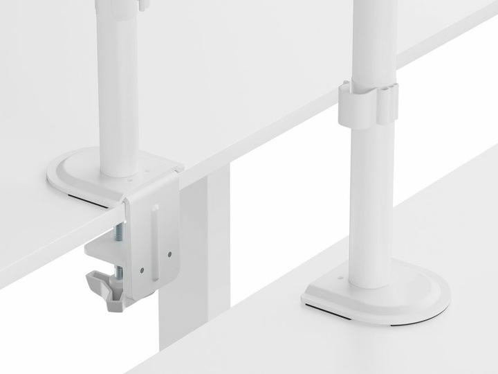 Produktbild equip Tischhalterung 17"-32"/ 2TFT je 9kg 360° Gasfeder ws (Tisch, 32.01")